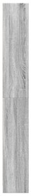 vidaXL Βιβλιοθήκη Γκρι Sonoma 80x24x176 εκ. από Επεξεργ. Ξύλο