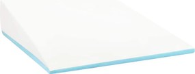 vidaXL Μαξιλάρι Γωνίας 69 x 64 x 19 εκ. Μεσαίο Αφρός Μνήμης Λευκό