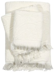 Πετσέτες Daily 0667 (Σετ 3τμχ) White Das Home Σετ Πετσέτες 70x140cm 100% Βαμβάκι