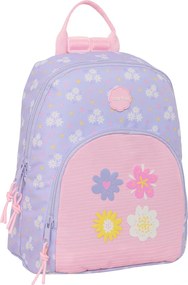 Σακίδιο Safta Bouquet Ροζ Λιλά 25 x 30 x 13 cm