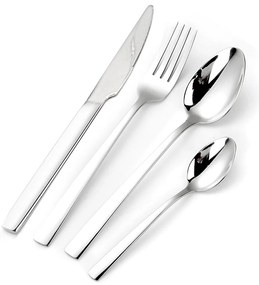 BRUNO σετ μαχαιροπίρουνα ανοξείδωτα Dioni, ασημί, 16τμχ