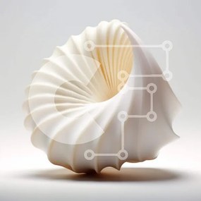 Intra Συλλεκτικό Ξύλινο Παζλ Plywood  4mm - Επίδειξη τέχνης γλυπτικής λευκού κοχυλιού Σε Ξύλινο Κουτί - Διαστάσεις Puzzle: 10x10 cm – 25 κομμάτια