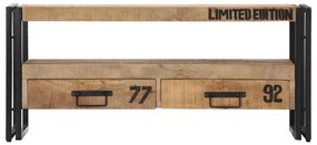 vidaXL Έπιπλο Τηλεόρασης 100 x 30 x 45 εκ. από Μασίφ Ξύλο Μάνγκο