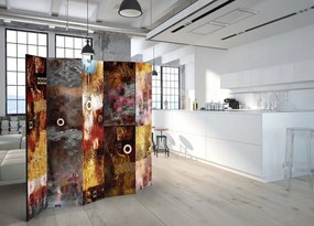 Διαχωριστικό με 5 τμήματα - Painted Abstraction II [Room Dividers] 225x172