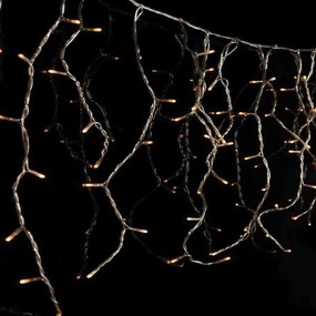 Epam Βροχή Ασύμμετρη 500 LED Θερμό Λευκό Σταθερό 10x0.6m IP44 Διαφανές Καλώδιο XLALED500IWW/31V