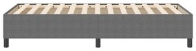 vidaXL Κρεβάτι με ελατήρια Ανοιχτό γκρι 90 x 190 cm Βελούδο