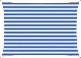 vidaXL Ικανότητα Σκίασης Μπλε και άσπρο 5 x 7 m HDPE