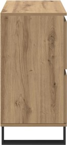 vidaXL Πλαϊνό γραφείο Artisan Oak 60 x 35 x 70 cm