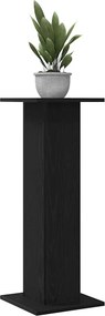 vidaXL Βάση φυτών 2 pcs Μαύρη Οξυά 30 x 30 x 80 cm Επεξεργασμένο ξύλο
