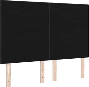 vidaXL Κεφαλάρι Σκούρο Καφέ 144 cm ύφασμα