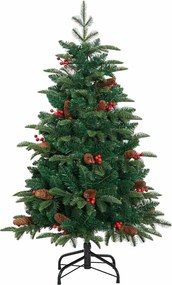 vidaXL Τεχνητό Χριστουγεννιάτικο Δέντρο με 150 LED Πράσινο 150 cm