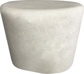 Βοηθητικό τραπέζι Fedris pakoworld mdf λευκό Φ56x45εκ