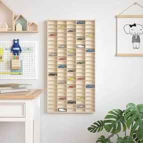 vidaXL Θήκη Επίδειξης Καφέ 50 x 4,5 x 96 εκ Επεξεργασμένο ξύλο
