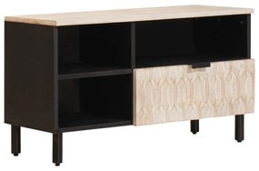 vidaXL Ντουλάπι TV Λευκό Φινίρισμα Καθαρισμού 80 x 33,5 x 46 εκ.