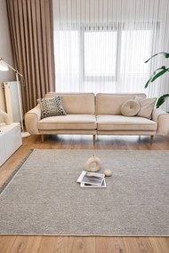 Stewehome Μοντέρνο χαλί σαλονιού από πολυεστερικό ύφασμα με πλεκτή υφή 80x400x6 cm