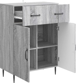 vidaXL Πλαϊνό γραφείο Γκρι Sonoma 66 x 34,5 x 89,5 εκ