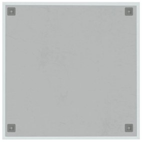 vidaXL Πίνακας Επιτοίχιος Μαγνητικός Λευκός 60 x 60 εκ. Ψημένο Γυαλί