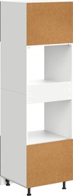 vidaXL Ντουλάπι φούρνου PORTO Μαύρη Δρυς 60 x 57 x 207 εκ