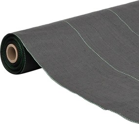 vidaXL Μεμβράνη Εδαφοκάλυψης Μαύρη 1,5x25 μ. από Πολυπροπυλένιο