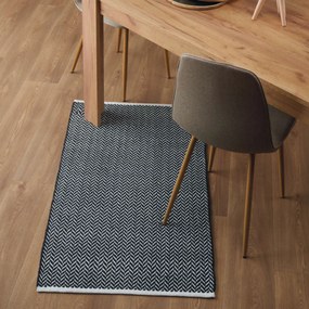 Χαλί Διαδρόμου (70x140) Kentia Loft Santino 30 Black