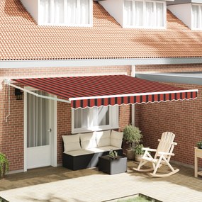 vidaXL Σκηνίτσα Αναδιπλούμενη with 400 x 350 εκ κίτρινο και πορτοκαλί