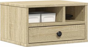 vidaXL Βάση Εκτυπωτή Sonoma Δρυς 40x32x22,5 εκ. από Επεξεργασμένο Ξύλο
