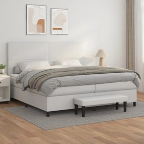 ΚΡΕΒΑΤΙ BOXSPRING ΜΕ ΣΤΡΩΜΑ ΛΕΥΚΟ 200X200 ΕΚ. ΣΥΝΘΕΤΙΚΟ ΔΕΡΜΑ 3137564