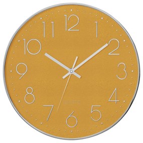 Ρολόι Τοίχου (Φ30) Αθόρυβο A-S Yellow 167038B