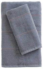 Πετσέτες Μπάνιου (Σετ 3τμχ) Palamaiki Cler Grey 450gsm
