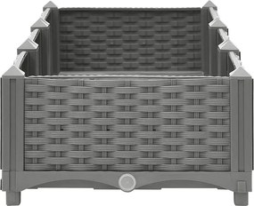 vidaXL Ζαρντινιέρα 120 x 40 x 23 εκ. από Πολυπροπυλένιο