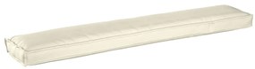vidaXL Μαξιλάρια Πάγκου 2 Τεμαχίων Κρεμ 200x40x8 εκ σε ύφασμα Oxford