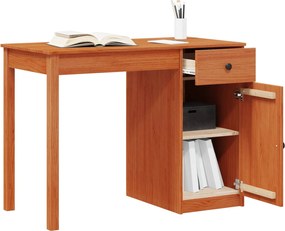 vidaXL Γραφείο Κερωμένο Καφέ 100 x 50 x 74 εκ. Στερεό πεύκο