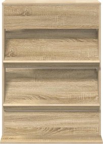 vidaXL Ράφι Περιοδικών Δρύς Sonoma 70 x 41 x 96 εκ. Επεξεργασμένο Ξύλο