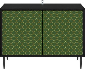 vidaXL Ντουλάπι TV GELEEN 69 x 33 x 50,5 εκ. Μαύρη Δρυς