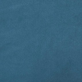 Καρέκλες Τραπεζαρίας 4 τεμ. Μπλε Βελούδινες - Μπλε