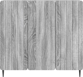 vidaXL Πλαϊνό γραφείο Γκρι Sonoma 89 x 34,5 x 82 εκ.