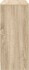 vidaXL Πλαϊνό γραφείο Δρύς Sonoma 88,5 x 27,5 x 63,5 εκ