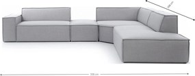 Γωνιακός καναπές Fubu L-Gkri-Αριστερή