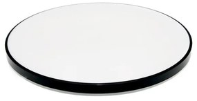 Adeleq Πλαφονιέρα PC Στρογγυλή Φ27cm LED 18W 4000K IP44 Μαύρο 21-2701811