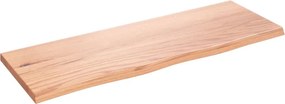 vidaXL Πάγκος Μπάνιου Αν. Καφέ 80x30x2 εκ. Επεξεργ. Μασίφ Ξύλο