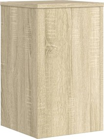 vidaXL Βάσεις Φυτών 2 Τεμ. Sonoma Δρυς 30x30x50 εκ. Επεξεργασμένο Ξύλο