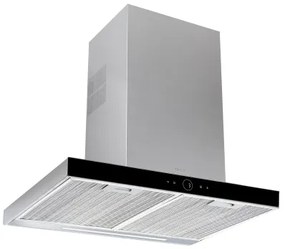 Teka DLH 686 T Ecopower Inox/Μαύρο Κρύσταλλο Απορροφητήρας Καμινάδα Τοίχου 60cm Εγγύηση 2+1 Χρόνια