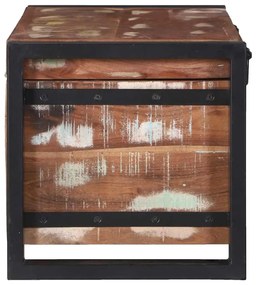 vidaXL Κουτιά Αποθήκευσης Καφέ 80 x 30 x 30 εκ Μασίφ ανακυκλωμένο ξύλο