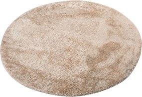Στρογγυλό Χαλί (Φ160) Polcarpet Satin Shaggy Gold