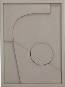 Διακοσμητικό Τοίχου ArteLibre Μπεζ Χαρτί 30x3x40cm