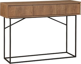 Κονσόλα Amedeo Megapap χρώμα καρυδί 120x36x90εκ.