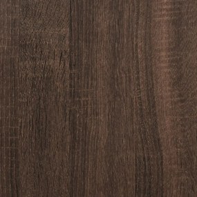 vidaXL Κάλυμμα Καλοριφέρ Καφέ Δρυς 78x20x82 εκ. Επεξεργασμένο Ξύλο