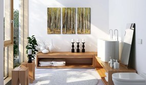 Πίνακας - The mystery of Sherwood Forest - triptych - 120x80