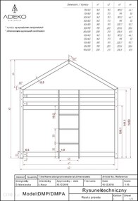 Κουκέτα  Παιδική  Mila σε Φυσικό Ξύλο 90×200cm  Adeko