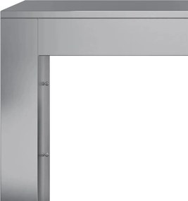 vidaXL Ράφι Καυσόξυλων 60x40x100 εκ. Γαλβανιζέ Ατσάλι